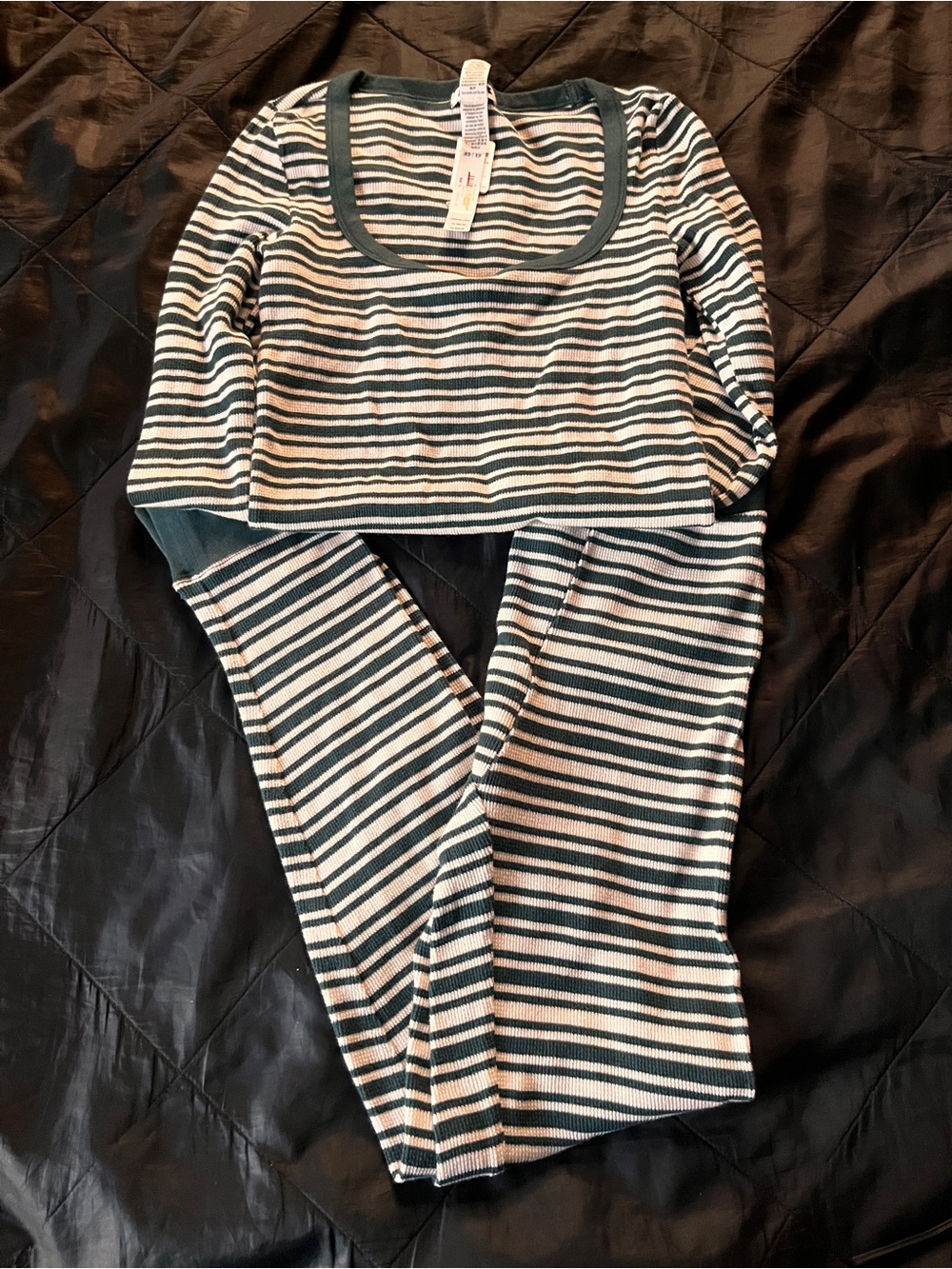 Women’s Long Sleeve Striped Pajama Set - pink by Victoria’s Secret NWT